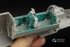 Quinta Studio QD32121 MiG-21UM 3D-Printed & coloured Interior on decal paper (Trumpeter) 1/32